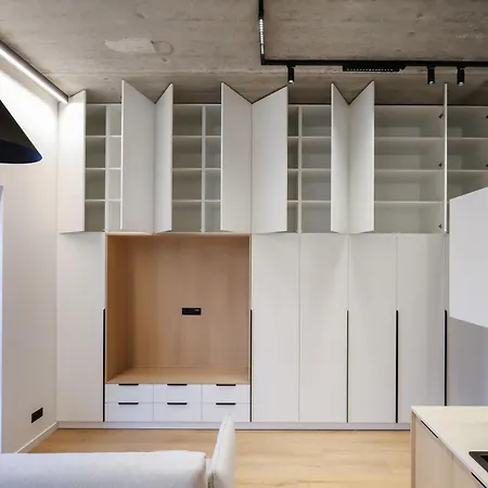 Modern, Scandinavian-style With Terrace In The Center Of Vilnius