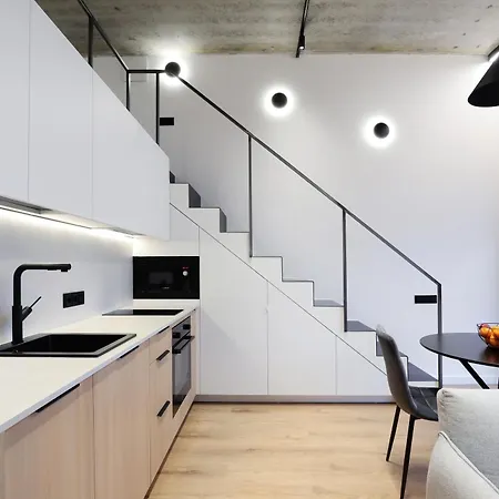 Modern, Scandinavian-style With Terrace In The Center Of Vilnius