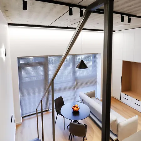 Modern, Scandinavian-style With Terrace In The Center Of Vilnius